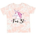 thumbnail image 3 of Inktastic Third Birthday Cute Unicorn Girls Toddler T-Shirt, 3 of 5