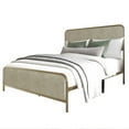 thumbnail image 4 of Home Design Parma Queen Panel Bed Frame, Metallic Gold, 4 of 11