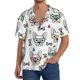 thumbnail image 1 of Fotbe Cute French Bulldog Camisa Estampada de Manga Corta para Hombre, Casual de Verano, Estilo Playero, Sin Arrugas-3X-Large, 1 of 5