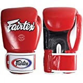 Fairtex Muay Thai-Style Sparring Gloves 16 oz Red / Black