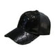 thumbnail image 2 of Glitter Sequin Baseball Cap Hat Adjustable Mesh Caps Baseball Breathable Sun Hat Travel Baseball Cap And Peaked Cap For Party Hat For Women, 2 of 6