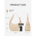 thumbnail image 2 of Bolso de hombro WESTBRONCO Small Puffer Crescent de nylon para mujer, 2 of 6