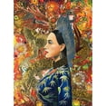 thumbnail image 2 of Stevenson, Graeme 15x18 Gold Ornate Wood Framed with Double Matting Museum Art Print Titled - Dragon Lady, 2 of 4