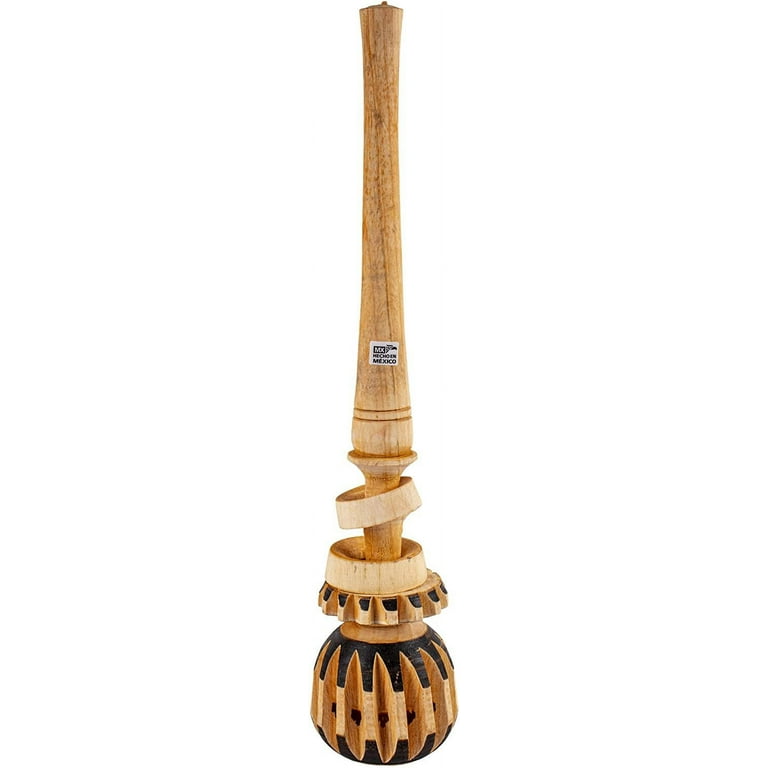 Mexican Wood Molinillo Whisk Hot Chocolate Stirrer Handmade