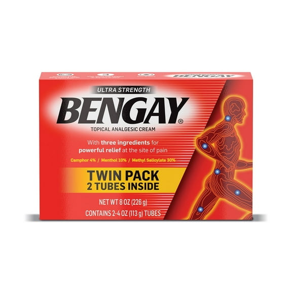 Bengay Ultra Strength Pain-Relieving Cream, 4 oz., 2 pk.