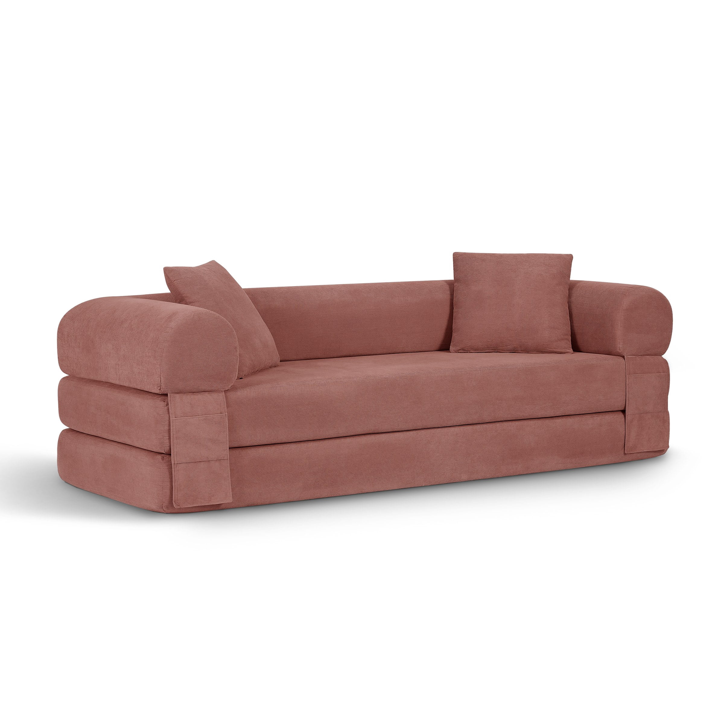 Convertible Sofa Bed Couch,80 Inch Boneless Couches for Living Room,Folding Sleeper Sofa Bed Queen with Storage,Corduroy Flod Out Couch Compressed Couch in a Box