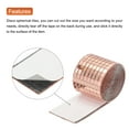 thumbnail image 4 of Uxcell Mirror Mosaic Tiles, 4800Pcs 5 x 5mm Square Glass Tiles Self-Adhesive Small Mirrors for Crafts (Rose Gold), 4 of 6