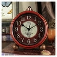 thumbnail image 2 of Vintage Retro Analog Alarm Clock, Super Silent Non Ticking Small Clock, Battery Operated, Simply Design, for Living Room, Bedroom, Bedside, Desk, 2 of 8