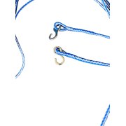 FibroPool 50ft Safety Rope with Floats, Pre-Assembled Divider Buoy with Hooks