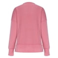 thumbnail image 6 of Yokua Womens Long Sleeve Tops Ribbed Loose Fit Oversized Sweatshirts with Side Slit High Low Hem Fall Outfits, 6 of 9