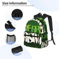 thumbnail image 5 of Picia Merry Christmas Large Capacity Backpack Classic Style Backpack Casual Backpack Water-Resistant School Work Travel Outdoor Backpack, 5 of 8