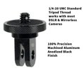 thumbnail image 4 of Adaptador De Montaje De Cámara Para Ecosistema Gopro 12/11/10/Max E Insta360 X4/X3/X2/X/Rs/R - Adaptador De Conversión -20 Para Sistema De Montaje Gopro/Insta360 - Aluminio 100% Cnc Completo A Cualqui, 4 of 4