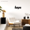 thumbnail image 2 of Hope - Inspiring Solid Steel Home Decor Decorative Accent Metal Art Wall Sign, 2 of 6