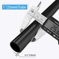 thumbnail image 5 of Curved Shower Curtain Rod, Adjustable Arched Shower Curtain Rod, Stainless Steel SUS304 Rustproof Expandable Shower Cartain Rod for Bathtub. Black Color, 5 of 8