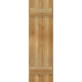 thumbnail image 5 of 10 3/4"W X 36"H Timbercraft Two 5 3/8" Boards Joined Board-N-Batten Shutters, Rough Sawn Western Red Cedar (Per Pair), 5 of 13