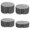 Silver, variant on Ywmsfl Pack of 4 Multifunctional Dessert Display Stands Foldable User Friendly Treats Holders for Cake Shows in Celebration