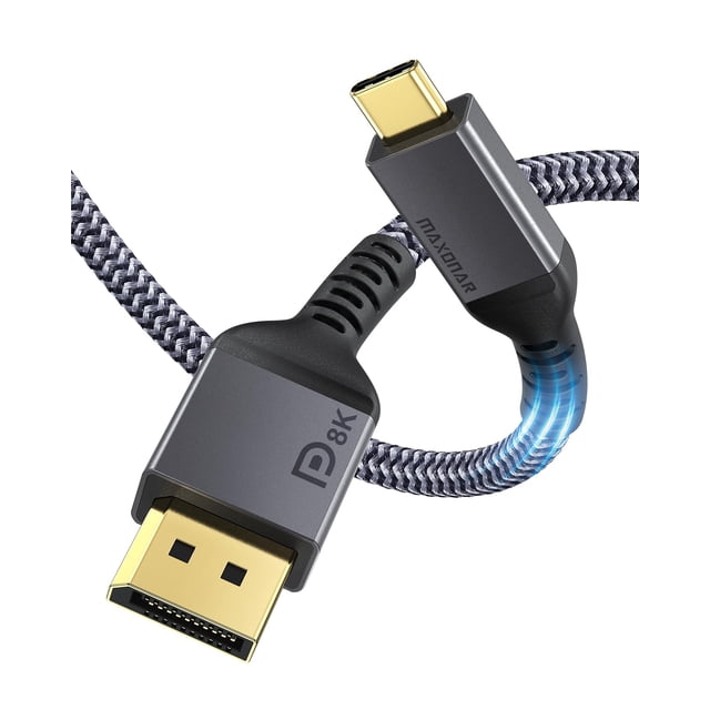 Cable USB-C a DisplayPort Maxonar 8K@60Hz 4K@144Hz VESA