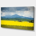 thumbnail image 2 of Farm House in Field Of Canola - Landscape Canvas Art Print, 2 of 3