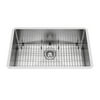 VIGO VGR3019CK1 30-inch Undermount Stainless Steel Kitchen Sink, Grid and Strainer
