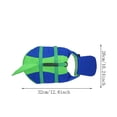 thumbnail image 2 of Dog Swim Vest with Chin Rest,Dog Life Jacket with Chin Float, Adjustable Flotation Vest with Leash, Polyester Material, For Swimming Boating Pool, 2 of 4