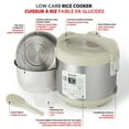 thumbnail image 2 of Starfrit Low-Carb Rice Cooker 14-Cup, Reduces Carbs Up To 30%, 7 Preset Functions, Steamer Basket, Non-Stick Pot, Easy Clean, Healthy Cooking, Rice Brown White Soup Steam Slow Cook, 2 of 10