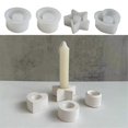 thumbnail image 5 of 4Pcs Candle Holder Silicone Mold,Silicone DIY Candle Holder Mould Round Candlestick Casting Mould f, 5 of 5