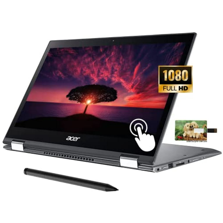 Afsnijden Langskomen Medicinaal New Acer Spin 5 2-in-1 Convertible Laptop, 13.3 inch FHD Touchscreen, Intel  Core i7-8565U, Windows 10 Pro, 16GB RAM 512GB SSD,32GB Durlyfish USB Card -  Walmart.com