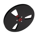 thumbnail image 1 of 1/4 7 Inch Empty Tape Reel, 3 Holes Nab Aluminum Alloy Universal Open Reel Sound Tape Empty Reel, Empty Take Up Reel for Recording, Opening Machine Part for Reel to Reel Small Hub, 1 of 7