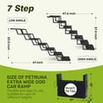 thumbnail image 3 of Heeyoo Foldable 7-Step  Lightweight Pet Stairs, Black, 3 of 10