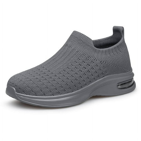 Unisex Toddlers Sneakers Boys Girls Slip on Sock Shoes School Tennis Fitness Sports Shoes Grey Toddler Size 8.5