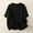Black, variant on Linen T-shirt for Women Round Neck Short Sleeve Loose Tees Summer Casual Comfy Basic Tops