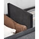 thumbnail image 5 of SONGMICS Banco de Almacenamiento, Baúl, Caja de Almacenamiento, Plegable, Carga de 300 kg, 120 L, 110 x 38 x 38 cm, Gris Oscuro, 5 of 5