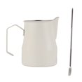 thumbnail image 1 of Coffee Milk Frothing Pitcher 450ml Espresso Steaming Pitcher Stainless Steel, 1 of 10