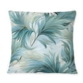 thumbnail image 3 of DESIGN ART Designart "Oceanic Dreamscape Tropical Pattern VI" Tropical Printed Throw Pillow 18 x 18, 3 of 5