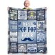 thumbnail image 1 of LHSHID Funny Papa Gifts from Granddaughter Grandson Best Gifts for Papa Best Papa Ever Gifts Papa Birthday Gifts from Grandkids to My Papa Grandpa Gifts for Christmas Great Papa Blanket Gifts 30x40in, 1 of 6