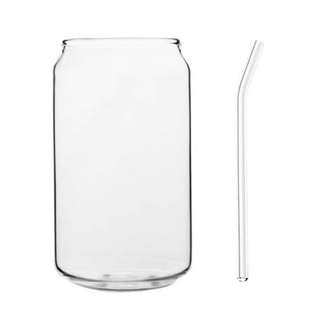 WHAMVOX Household Cups Glass Round Fashionable 1 Set 4.7in