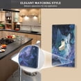 thumbnail image 5 of Light Switch Cover Switch Plate Outlet Cover Plug Cover for Electrical Duplex Outlets Cute Blue and White Cat, 5 of 6