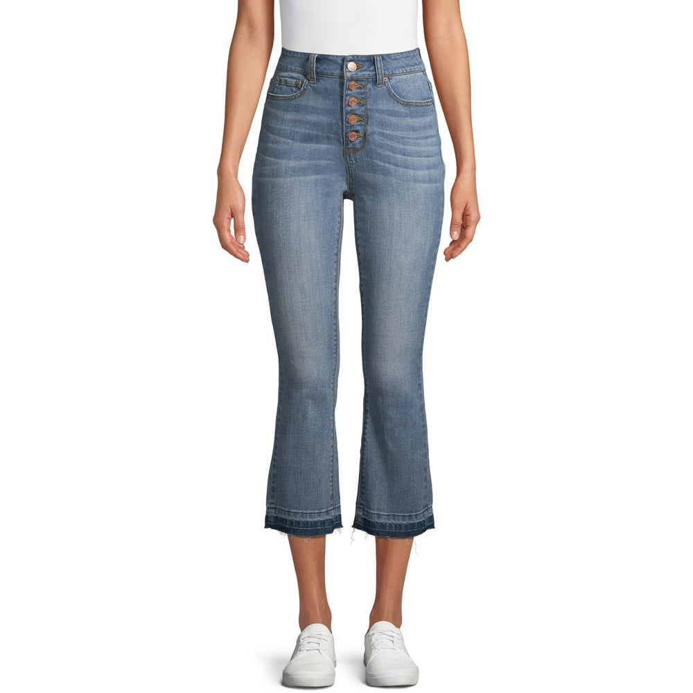 Time and Tru Time and Tru Women’s High Rise Bootcut Capri Jeans