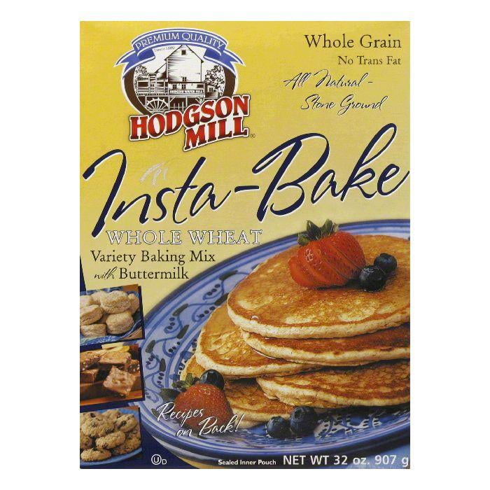 Hodgson Mill Whole Wheat Insta-Bake Mix, 32 OZ (Pack of 6) - Walmart.com