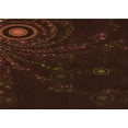 thumbnail image 1 of Ahgly Company Tapis Rectangulaire Lavable en Machine Intérieur Transitionnel Rouge Brun, 7 Pieds x 10 Pieds, 1 of 7