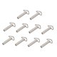thumbnail image 1 of 10x Llaves de cuerda, piezas y componentes para relojeros, metal resistente para mecanismos de bricolaje. Triángulo de 40 mm, 1 of 9