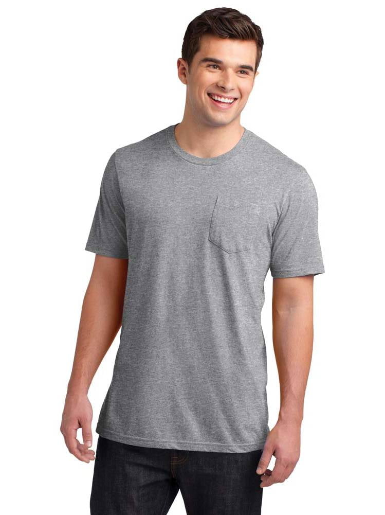 Mens Pocket Tee T-Shirt, Heathered Gray XS | Walmart Canada