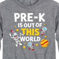 thumbnail image 3 of Dr. Seuss - Pre-K Out Of This World - Toddler And Youth Long Sleeve Graphic T-Shirt, 3 of 6