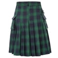 thumbnail image 5 of Miluxas Men's Skirt Shorts , Casual Skirt for Men, Adjustable Fit, Skirt Meet Almost for Any Occasion Green XXXXXL(XXXXXL), 5 of 9
