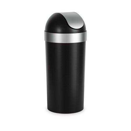 Umbra Venti 16-Gallon (62L) Trash Can with Swing Top Lid