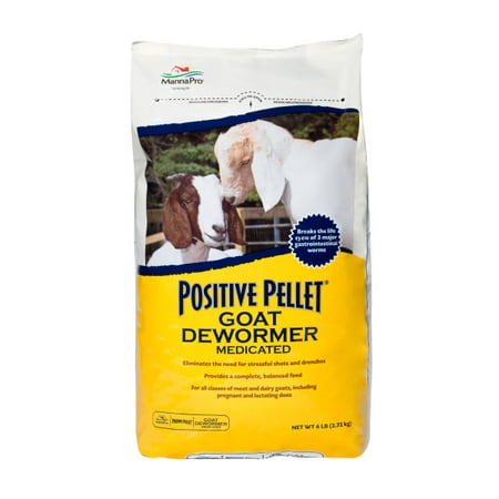 Manna Pro Positive Pellet Medicated Goat Dewormer, 6
