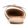 thumbnail image 4 of Journee Womens Missie Slip On Square Toe Mules Flats, 4 of 10