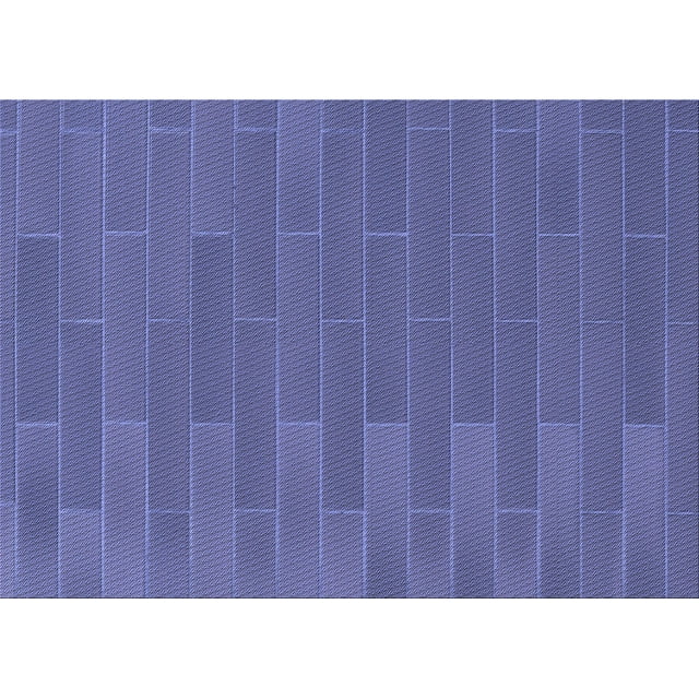 Ahgly Tapis Rectangulaire Lavable en Machine Intérieur Transitionnel Violet Pervenche Profond, 2 Pieds x 3 Pieds