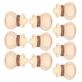 thumbnail image 1 of Colgante De Madera, 0.7x0.5in Suministros Hechos A Mano De Bricolaje Colgante Tallado En Madera De Boj, Pendientes De 10 Piezas Pulseras Para Colgantes De Bolsas De Dinero ANGGREK Otros, 1 of 8
