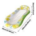 thumbnail image 3 of Klonfd Inflatable Floating Pool For Adults Comfortable Water With Adjustable Backrest And Cup Holder For Relaxation In Pool Lake Or Beach, 3 of 6